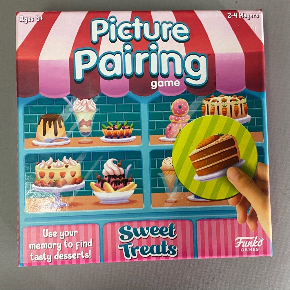 New Sweet Treats Picture Pairing Game